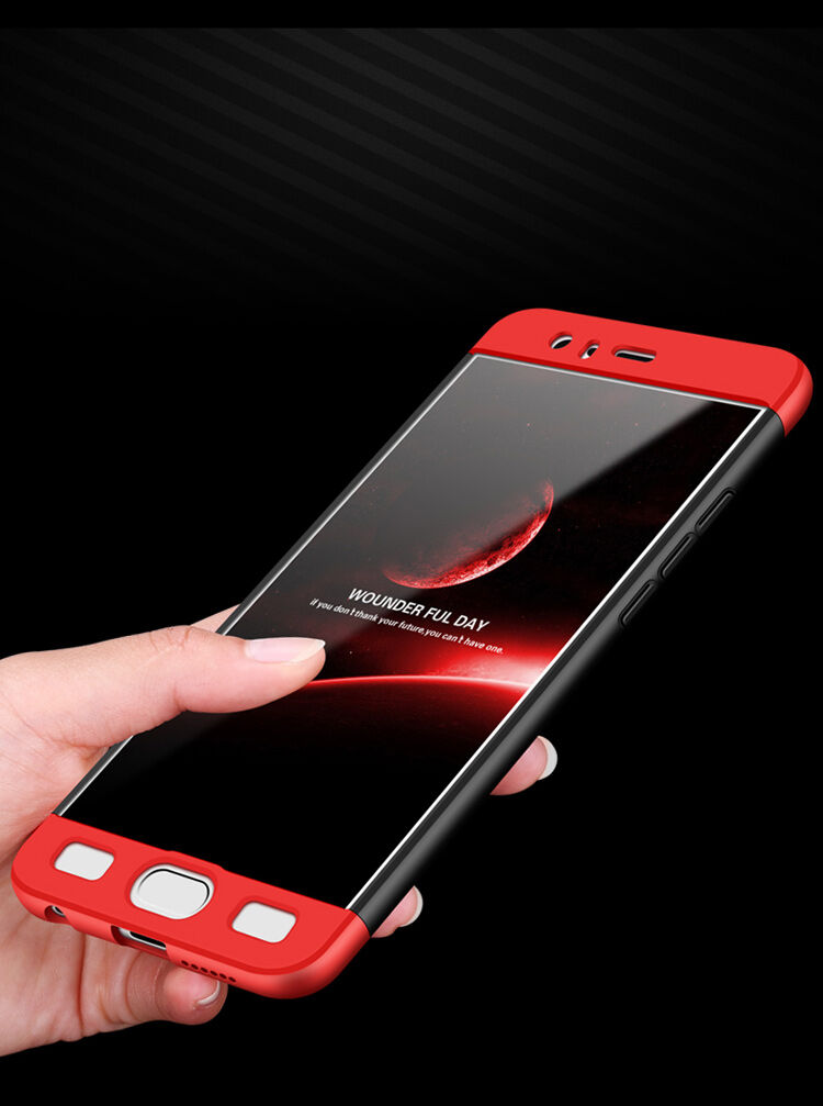 Etui matowe na cały telefon do Honor 9 - złote
