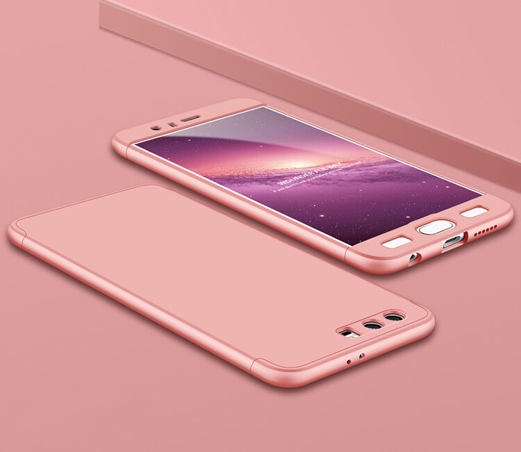 Etui matowe na cały telefon do Honor 9 - złote
