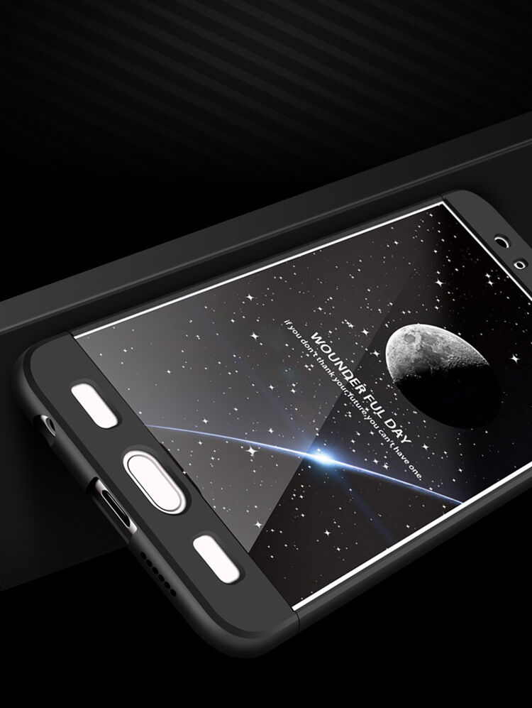 Etui matowe na cały telefon do Honor 9 - różowo-złote