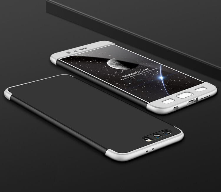 Etui matowe na cały telefon do Honor 9 - różowo-złote