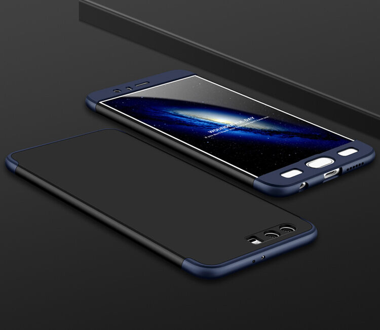 Etui matowe na cały telefon do Honor 9 - różowo-złote