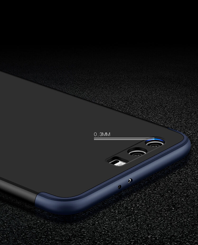 Etui matowe na cały telefon do Honor 9 - czerwone