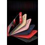 Etui matowe na cały telefon do Honor 9 - czerwone