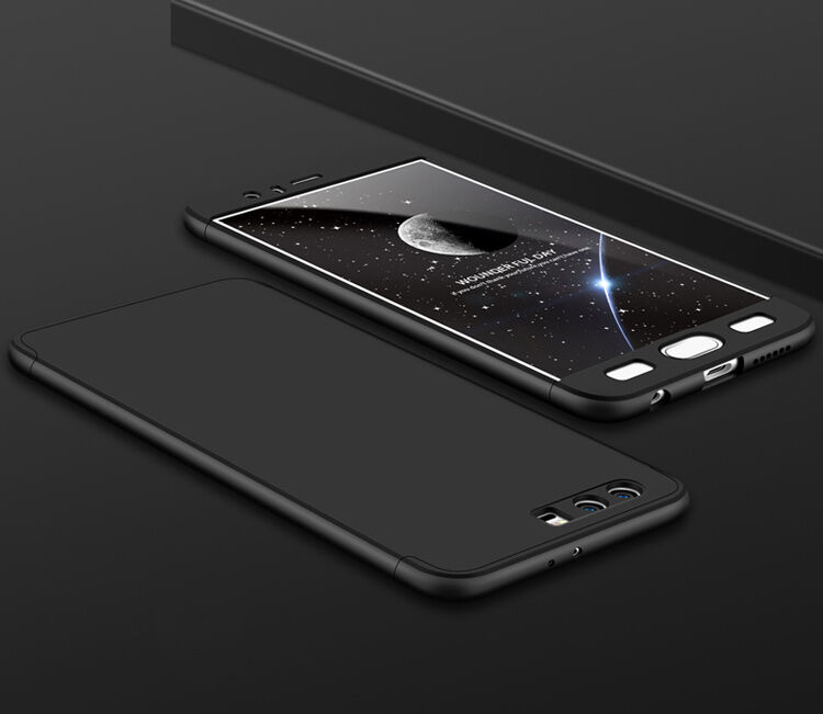 Etui matowe na cały telefon do Honor 9 - czerwone
