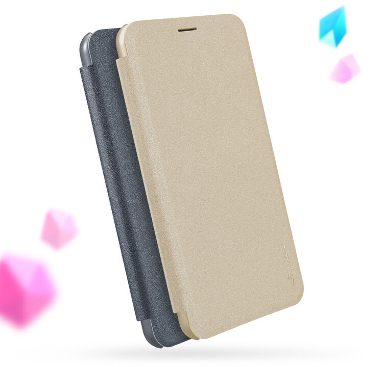 Nillkin Sparkle pokrowiec flip do Honor View 10 - złoty
