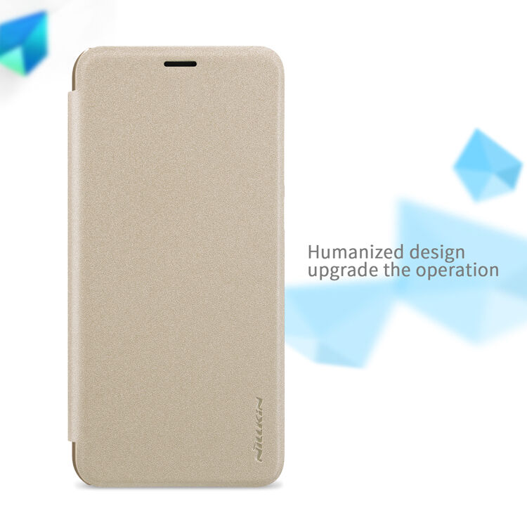 Nillkin Sparkle pokrowiec flip do Honor View 10 - złoty