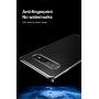 Baseus Etui plastikowe przezroczyste z ramką do Samsung Galaxy S10 Plus - czarne