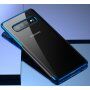 Baseus Etui plastikowe przezroczyste z ramką do Samsung Galaxy S10 Plus - czarne