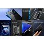 Baseus Etui plastikowe przezroczyste z ramką do Samsung Galaxy S10 - czarne