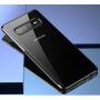Baseus Etui plastikowe przezroczyste z ramką do Samsung Galaxy S10 - czarne
