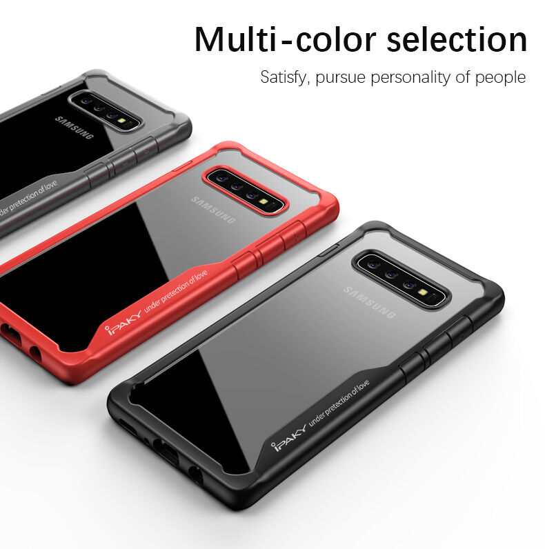 Ipaky etui odporne na wstrząsy do Samsung Galaxy S10 Plus - czerwone