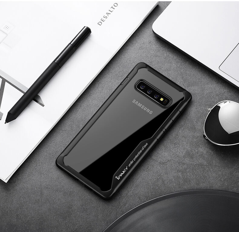 Ipaky etui odporne na wstrząsy do Samsung Galaxy S10 Plus - czerwone