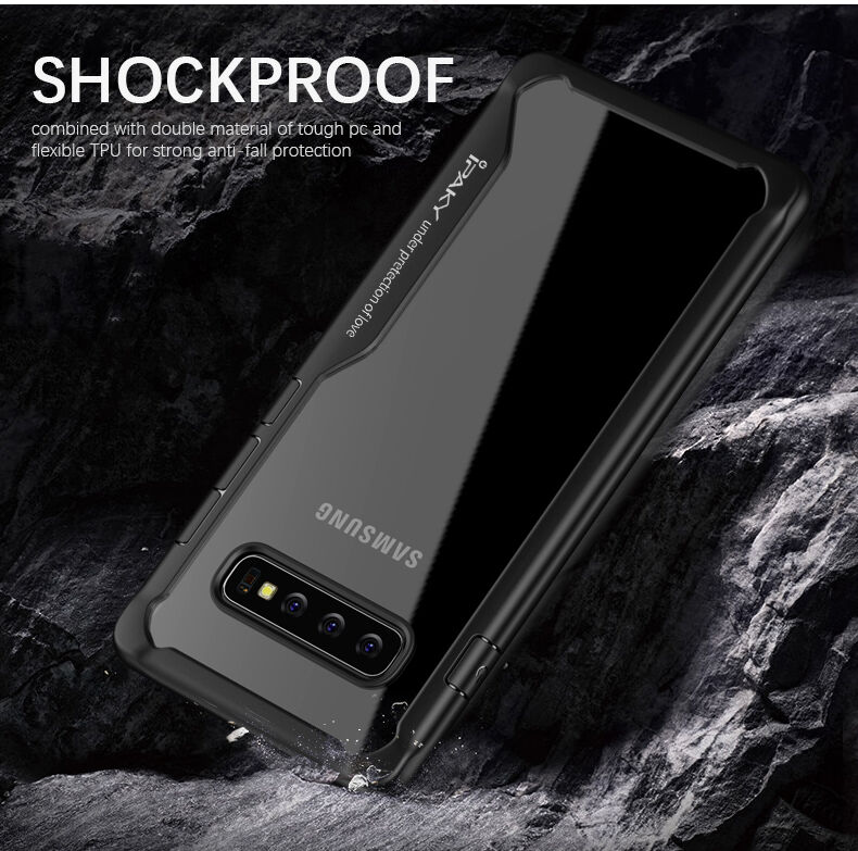 Ipaky etui odporne na wstrząsy do Samsung Galaxy S10 Plus - czerwone