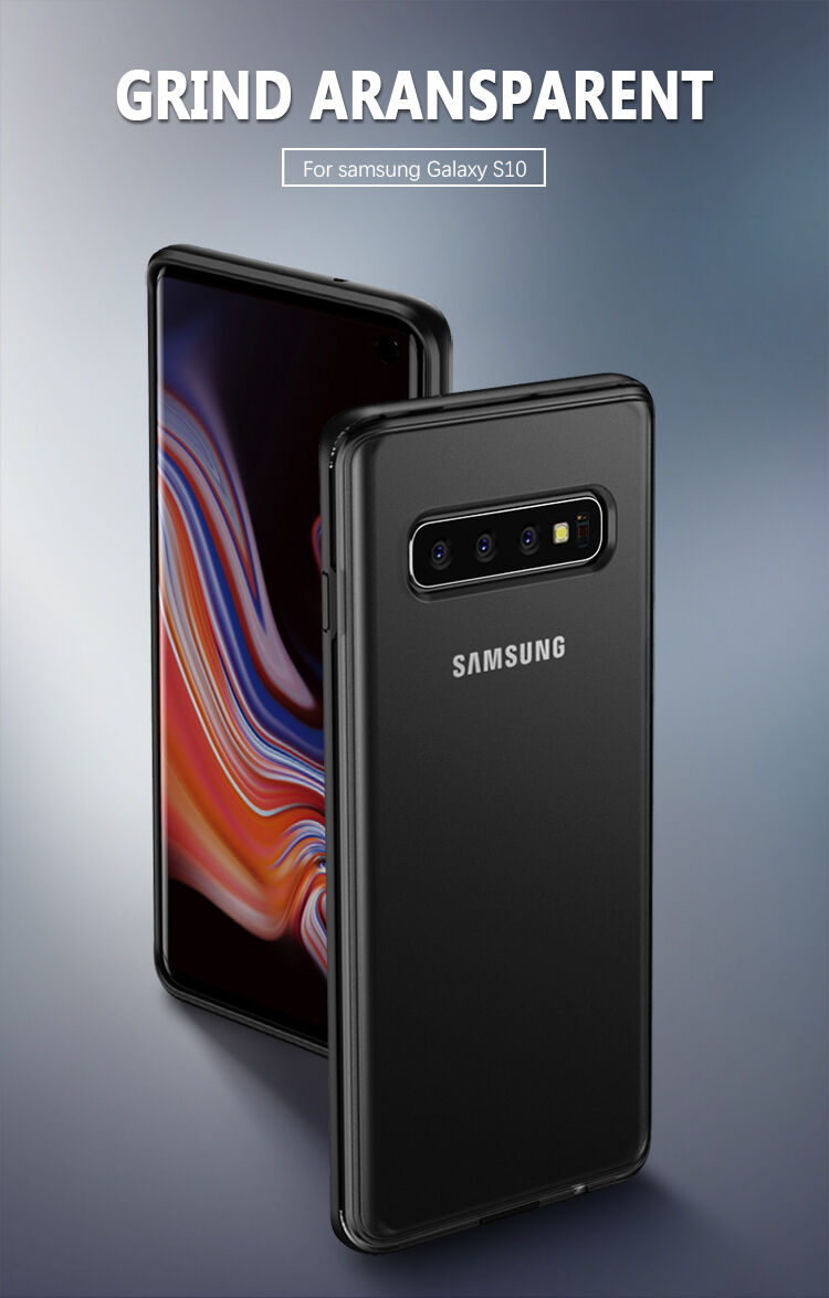 Ipaky etui z plastiku i pleksiglasu do Samsung Galaxy S10 Plus - czarne