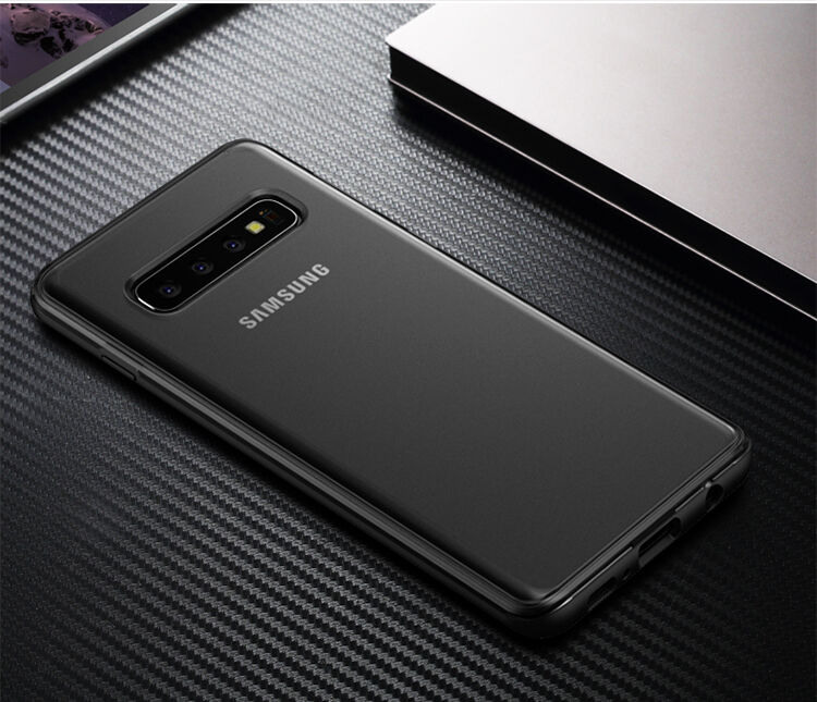 Ipaky etui z plastiku i pleksiglasu do Samsung Galaxy S10 Plus - czarne