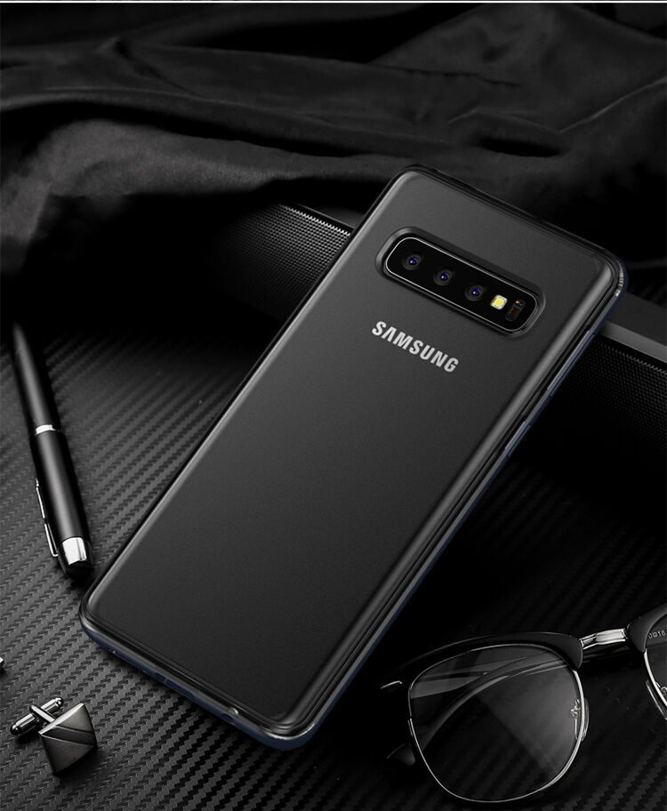 Ipaky etui z plastiku i pleksiglasu do Samsung Galaxy S10 Plus - czarne