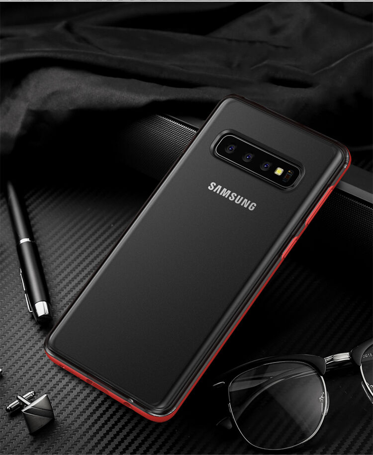 Ipaky etui z plastiku i pleksiglasu do Samsung Galaxy S10 Plus - czarne