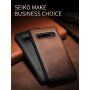 X-Level etui z powierzchnią skórzaną do Samsung Galaxy S10 - brązowe