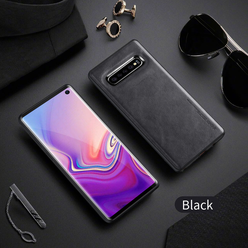 X-Level etui z powierzchnią skórzaną do Samsung Galaxy S10 - brązowe