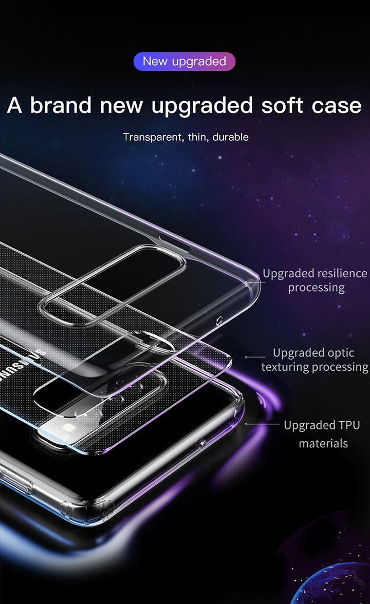 Baseus Etui ochronne plastikowe do Samsung Galaxy S10 - przezroczyste