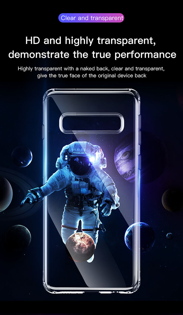 Baseus Etui ochronne plastikowe do Samsung Galaxy S10 - przezroczyste
