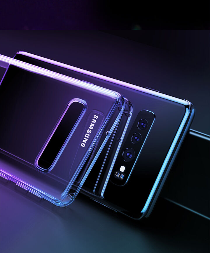 Baseus Etui ochronne plastikowe do Samsung Galaxy S10 - przezroczyste