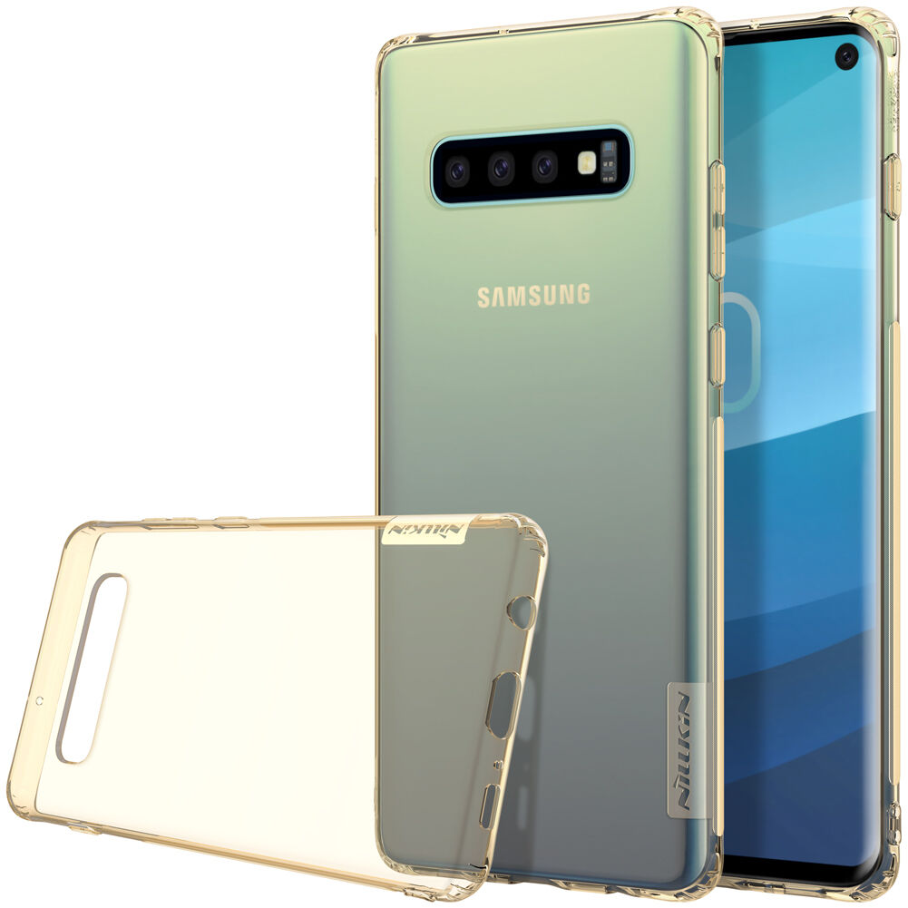 Nillkin etui przezroczyste z miękkiego plastiku do Samsung Galaxy S10 - szare