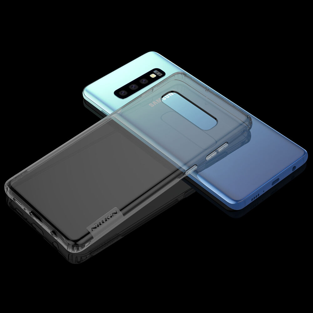 Nillkin etui przezroczyste z miękkiego plastiku do Samsung Galaxy S10 - białe