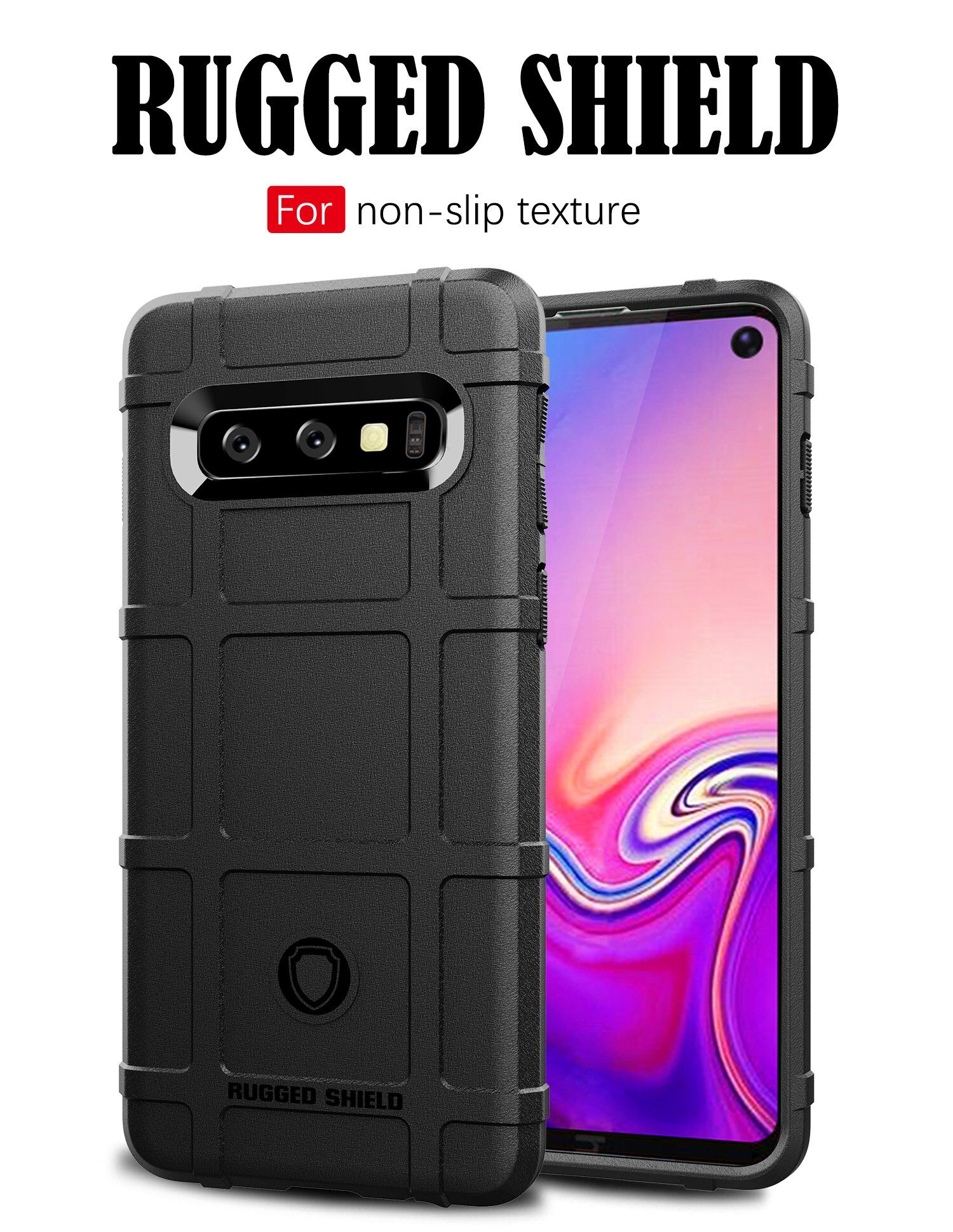 Odporne na wstrząsy etui do Samsung Galaxy S10 - czarne