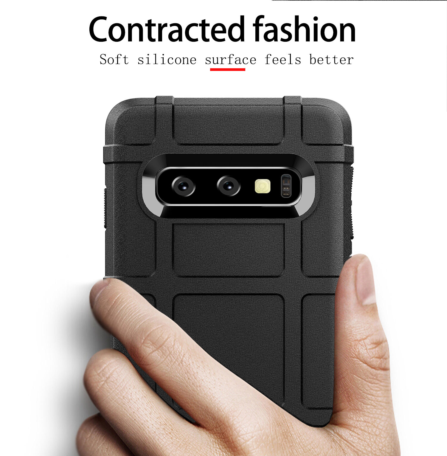 Odporne na wstrząsy etui do Samsung Galaxy S10 - czarne