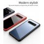 Ipaky etui plastikowe przezroczyste do Samsung Galaxy S10 - czerwone