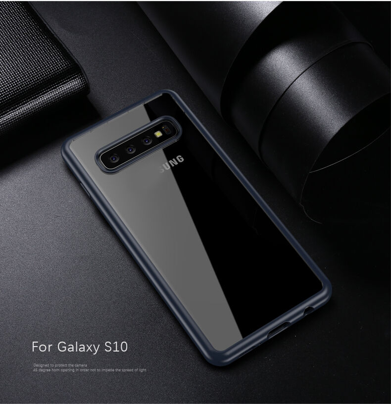 Ipaky etui plastikowe przezroczyste do Samsung Galaxy S10 - czarne Ipaky etui plastikowe przezroczyste do Samsung Galaxy S10 - czarne