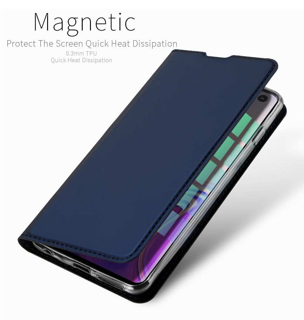 Dux Ducis Skin Pro pokrowiec flip do Samsung Galaxy S10 - różowo-złoty