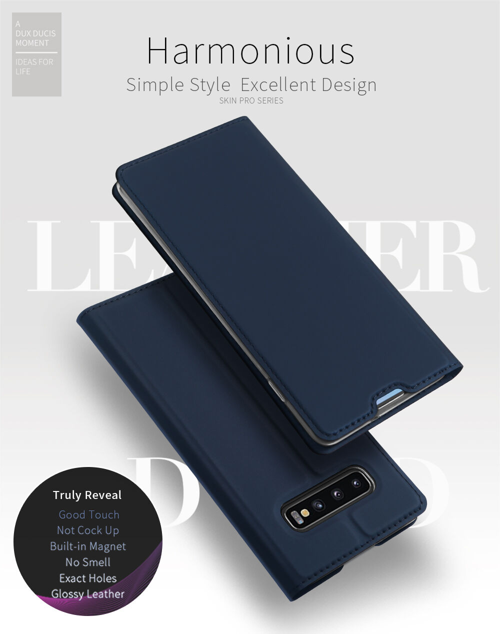 Dux Ducis Skin Pro pokrowiec flip do Samsung Galaxy S10 Plus - czarny