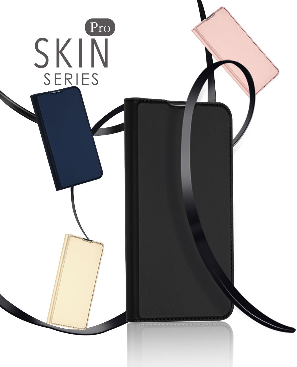 Dux Ducis Skin Pro pokrowiec flip do Samsung Galaxy S10 Plus - czarny