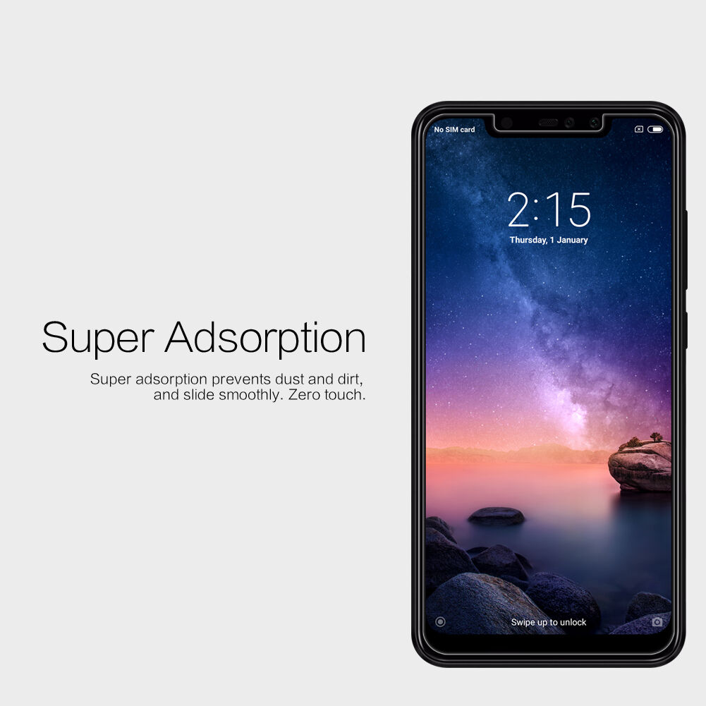 Nillkin folia ochronna anti-fingerprint do Xiaomi Redmi Note 6 Pro - krystalicznie przezroczysta