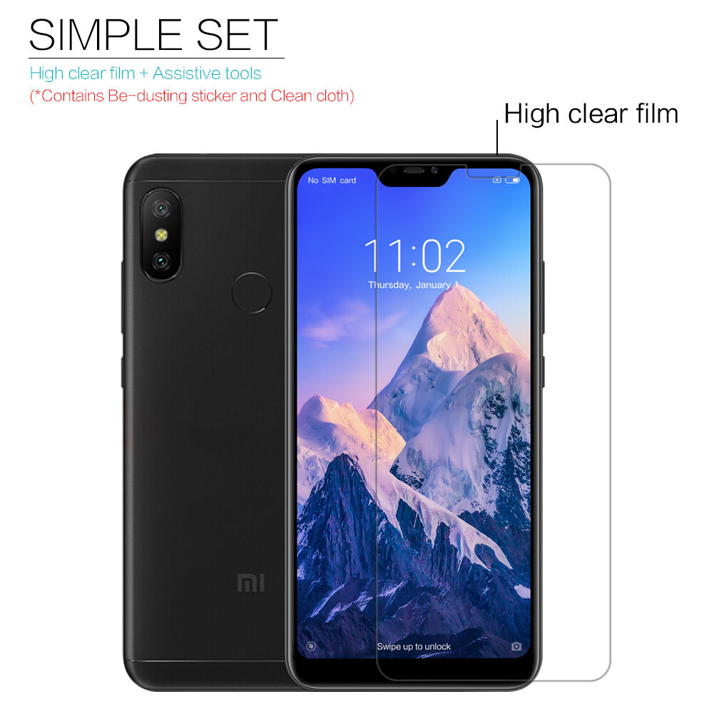 Nillkin folia ochronna anti-fingerprint do Xiaomi Mi A2 Lite - krystalicznie przezroczysta