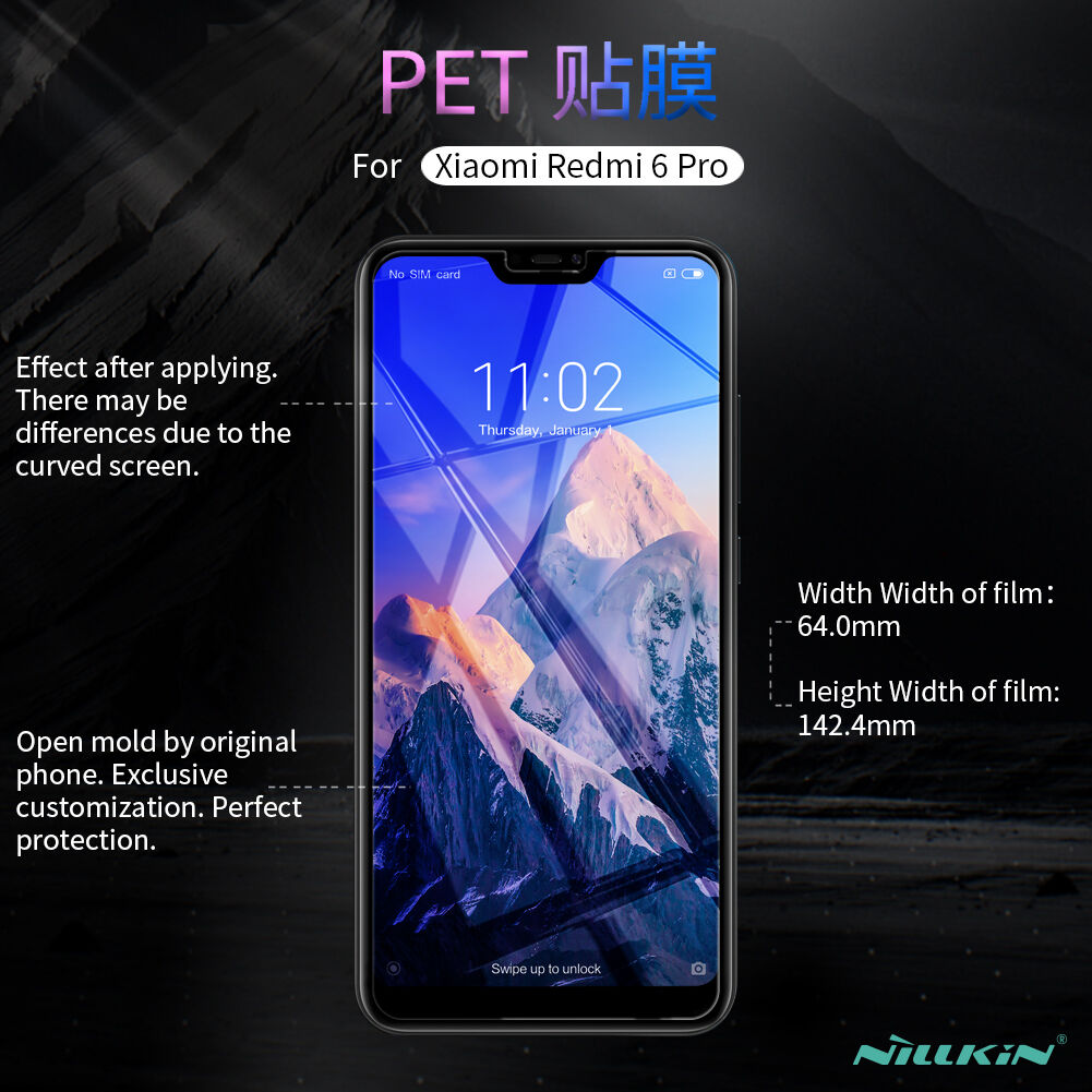 Nillkin folia ochronna anti-fingerprint do Xiaomi Mi A2 Lite - krystalicznie przezroczysta