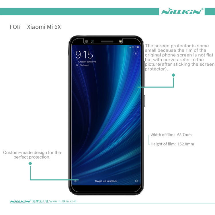 Nillkin folia ochronna matowa przeciw zadrapaniom do Xiaomi Mi A2