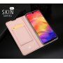 Dux Ducis pokrowiec skórzany z kieszenią na karty Xiaomi Redmi Note 7 - złoty