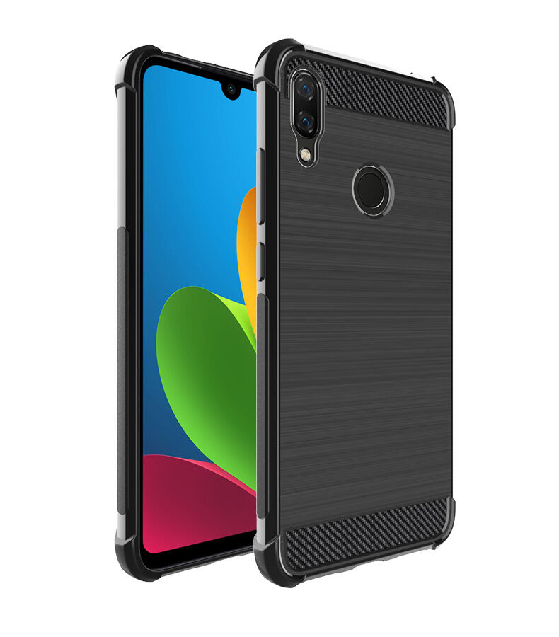 Imak etui ochronne z teksturą szlifowanego karbonu do Xiaomi Redmi Note 7