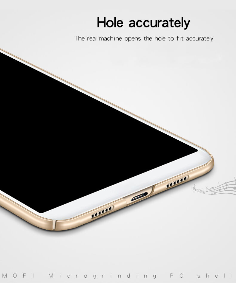 Mofi ultra cienkie etui matowe do Xiaomi Redmi Note 6 Pro - złote