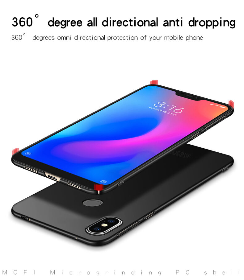 Mofi ultra cienkie etui matowe do Xiaomi Redmi Note 6 Pro - różowo-złote