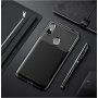 Ipaky miękkie etui ochronne z teksturą włókien karbonowych do Xiaomi Redmi Note 6 Pro - czarne