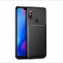 Ipaky miękkie etui ochronne z teksturą włókien karbonowych do Xiaomi Redmi Note 6 Pro - czarne