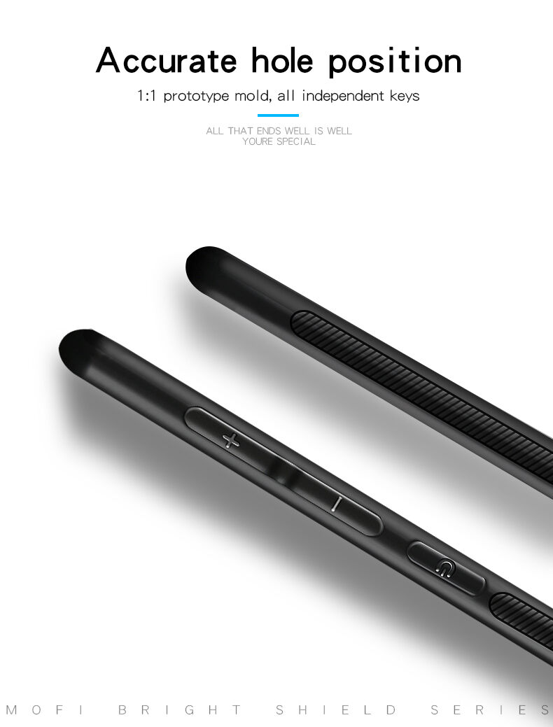 Mofi etui ochronne plastikowe i tekstylne do Xiaomi Mi A2 Lite - złote