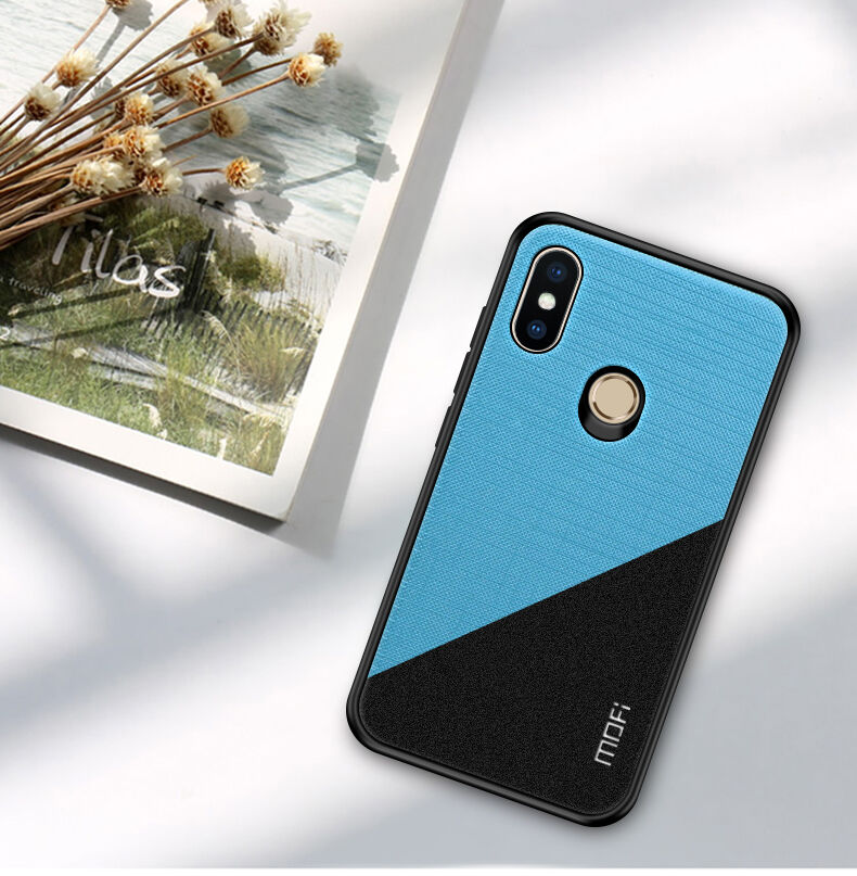 Mofi etui ochronne plastikowe i tekstylne do Xiaomi Mi A2 Lite - złote
