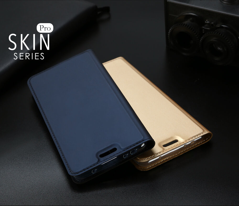 Dux Ducis pokrowiec ochronny skórzany do Xiaomi Redmi Note 6 Pro - różowo-złoty