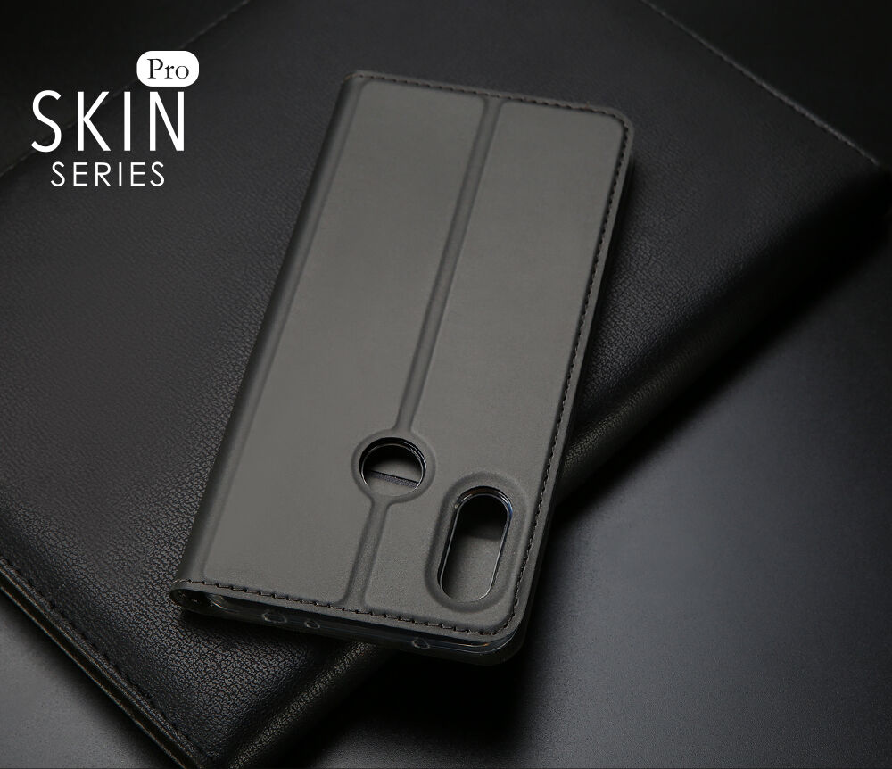 Dux Ducis pokrowiec ochronny skórzany do Xiaomi Redmi Note 6 Pro - różowo-złoty