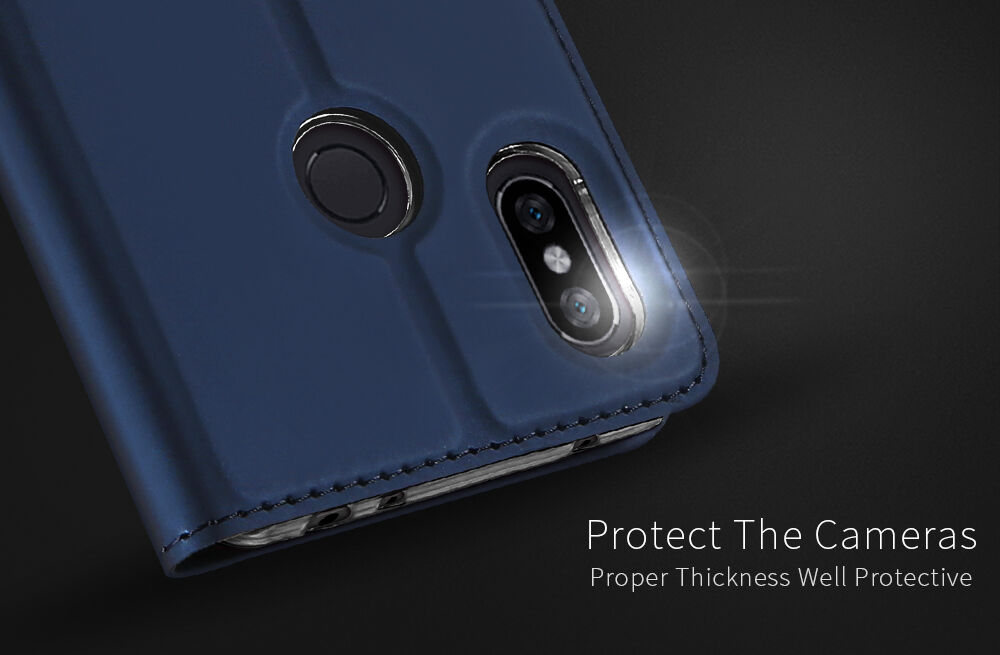 Dux Ducis pokrowiec ochronny skórzany do Xiaomi Redmi Note 6 Pro - szary